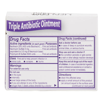 TRIPLE ANTIBIOTIC OINT 1/57OZ25/BX 36BX/CS