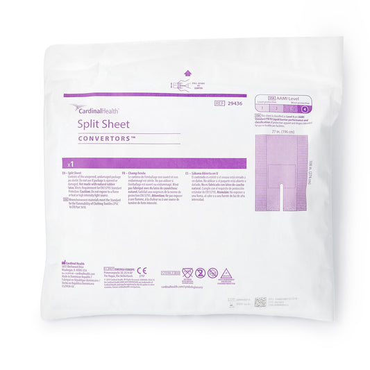 DRAPE, SPLIT SHEET 77"X108"(10/CS)A29436