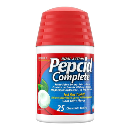 PEPCID COMPLETE, TAB CHEW COOLMINT (25/BT)
