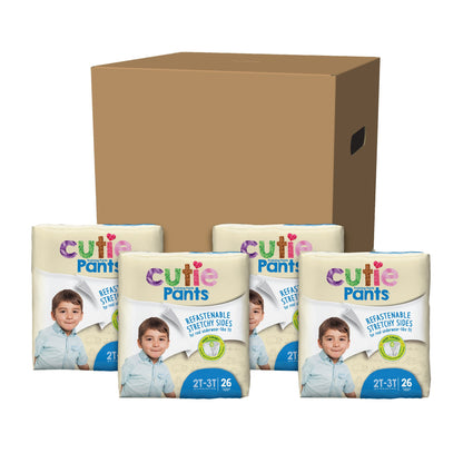 PANTS, TRAINING CUTIE BOY 2T-3T (26/BG 4BG/CS)