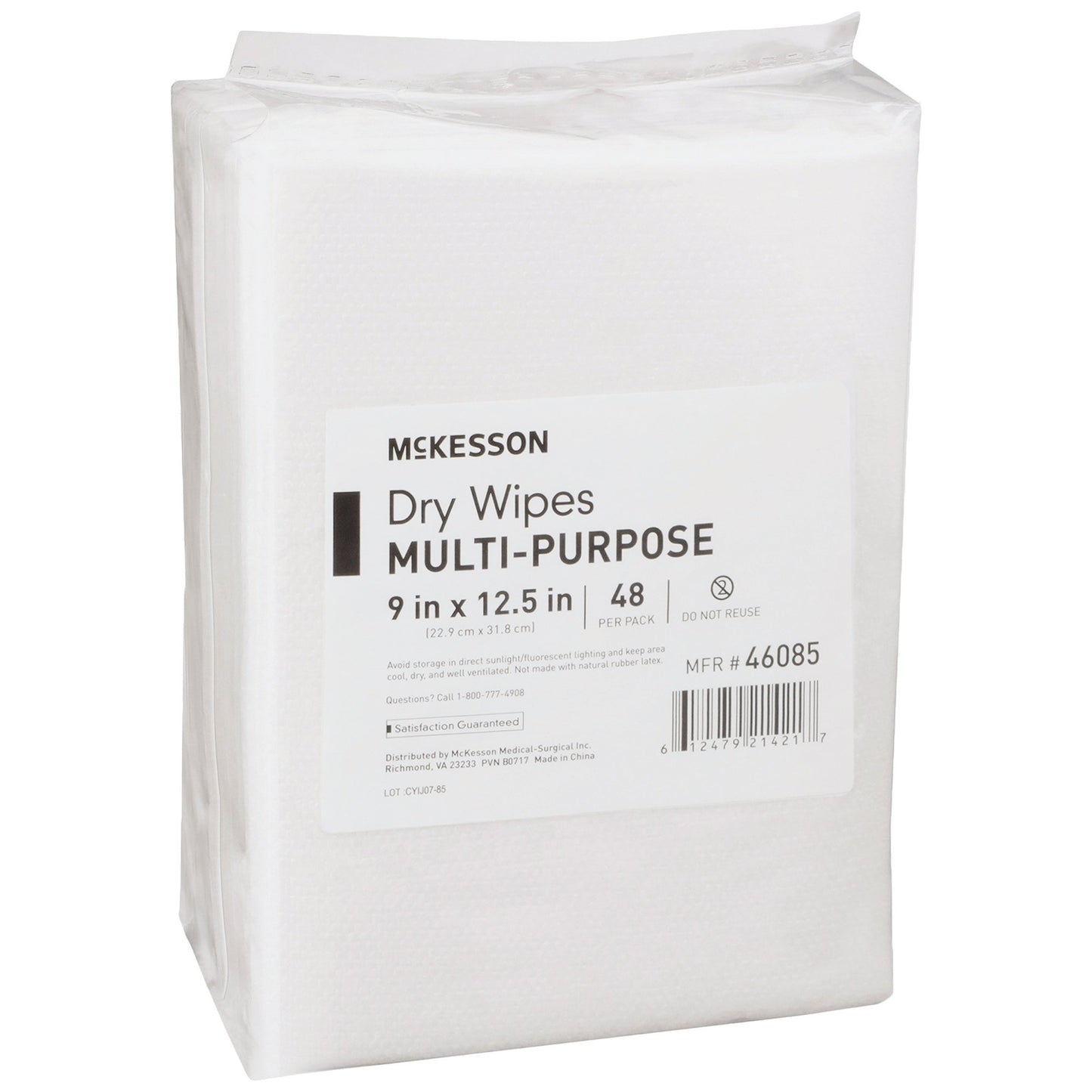 WIPE, DRY MULTI PURP 9X12.5 (48/PK 16PK/CS)