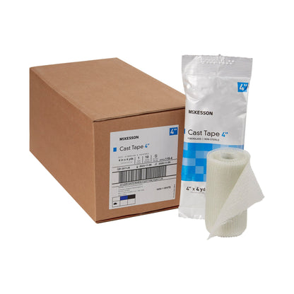 TAPE, CAST WHT LF 4"X4YDS (10RL/BX)