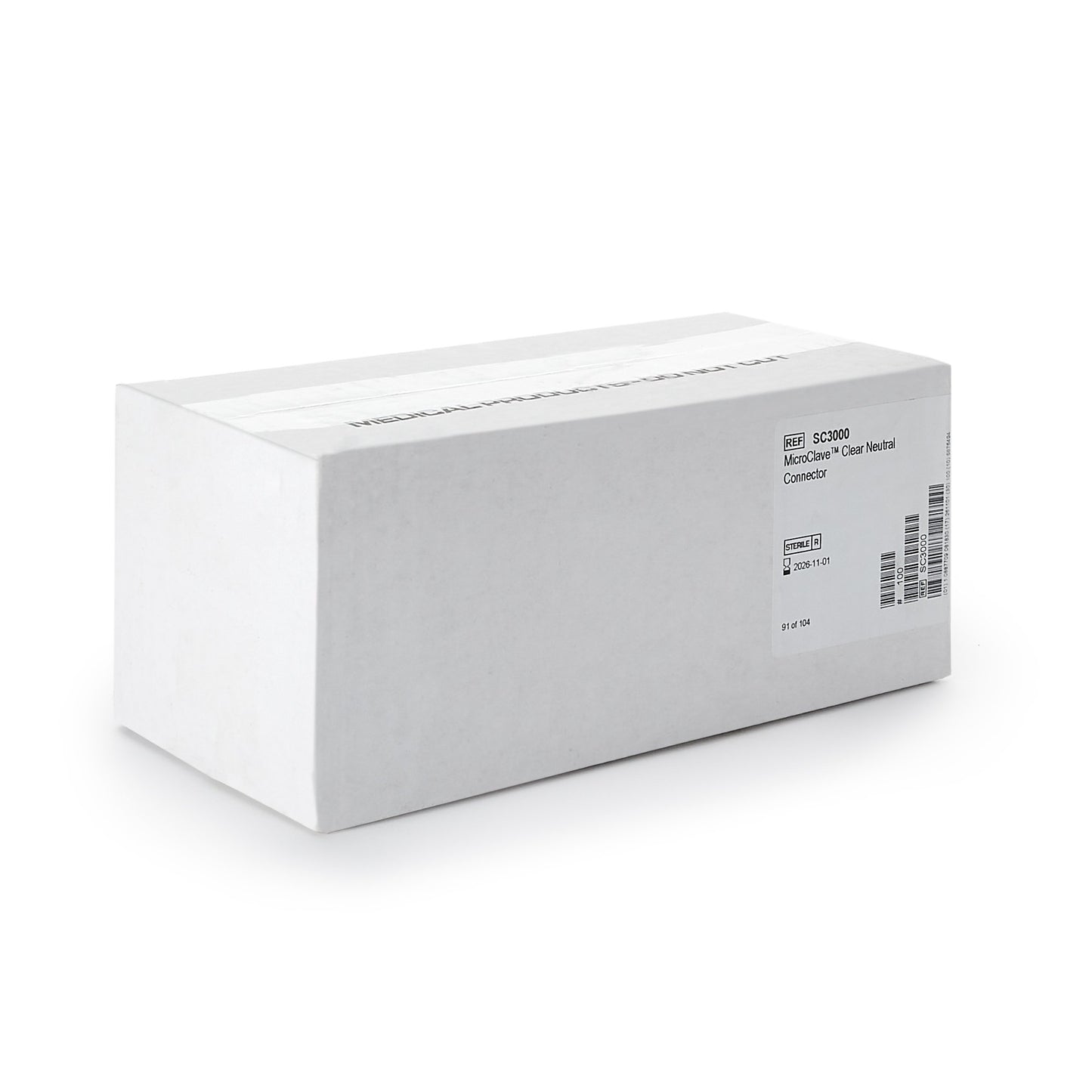 CONNECTOR, MICROCLAVE NEUTRAL (100/CS)