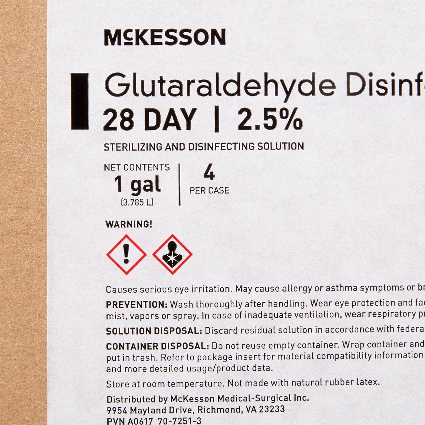 DISINFECTANT, GLUTARALDEHYDE 28DAY (4GL/CS)
