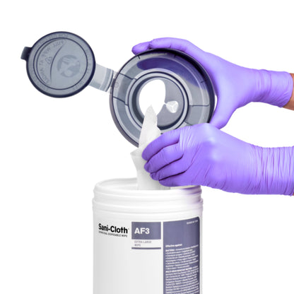 WIPE, GERMICIDAL AF3 SANI-CLOTH DISP XLG (75/CN 6CN/CS)