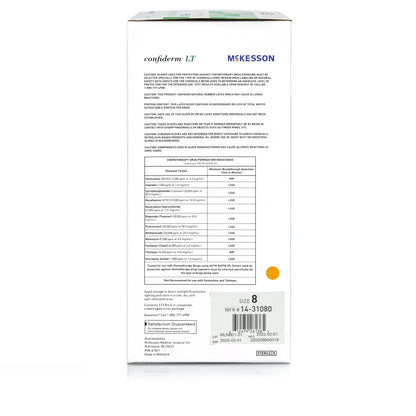 GLOVE, SURG CONFIDERM LT LTX 8.0 STR2 TXT (50PR/BX 4BX/CS)