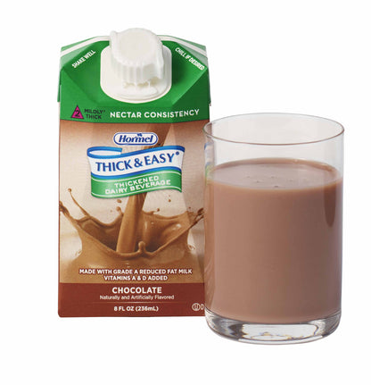 THICK&EASY, DAIRY THICKENED CHOCOLATE NECTAR 8OZ (27/CS)