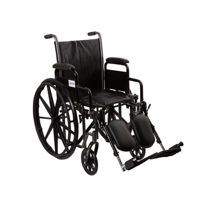 WHEELCHAIR, DDA ELR 16" 250LBS