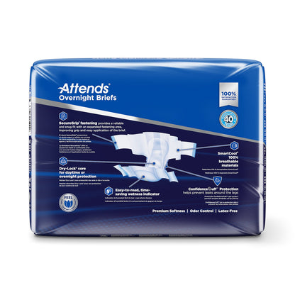 BRIEF, EXTENDED WEAR MED (18/BG 4BG/CS)