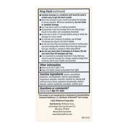 NICOTINE, LOZ FT SM MINI CHERRY ICE 2MG (81/PK)