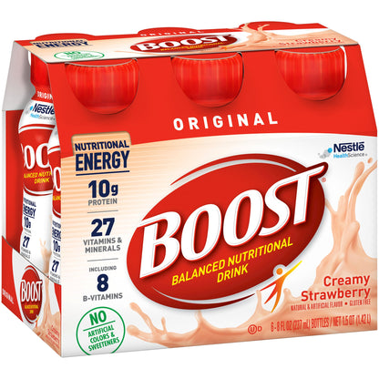 BOOST, ORIGINALCREAMY STRAWBERRY FE 8OZ (6/PK 4P/KCS)