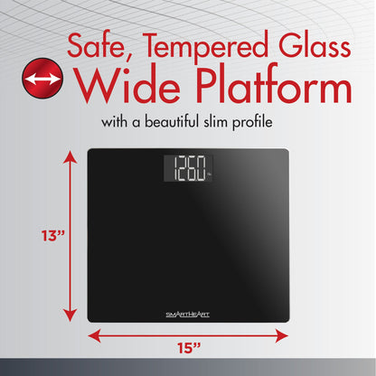 SCALE, DIGITAL SMARTHEART WIDEPLATFORM (4/CS)