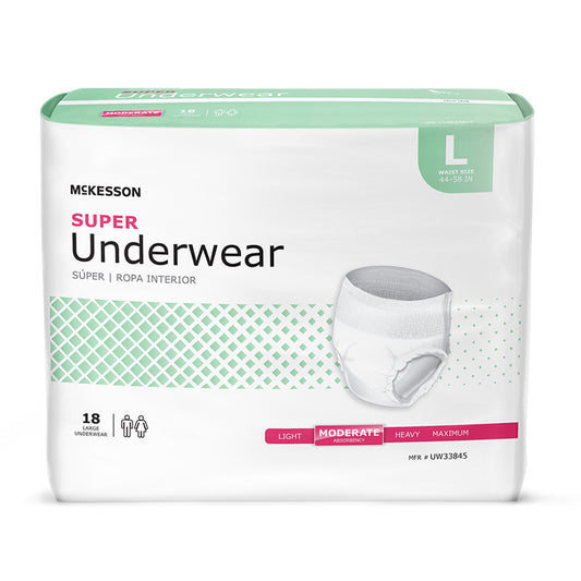 UNDERWEAR, SUPER LG 44-58 (18EA/BG 4BG/CS)