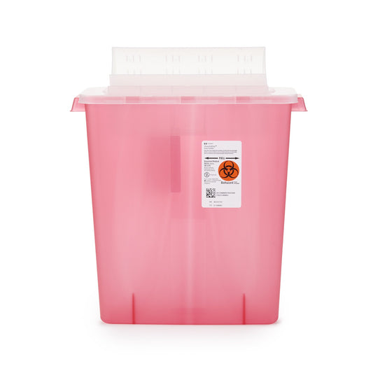 CONTAINER, SHARPS RED 3GL UNWNDR (10/CS)
