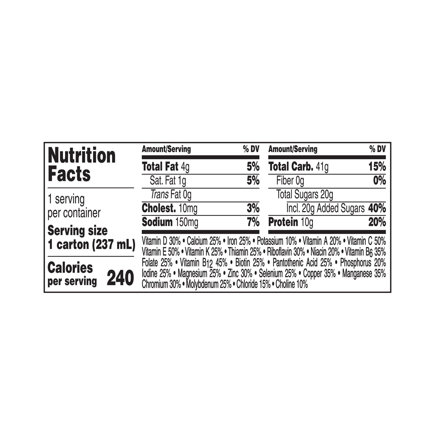 BOOST, RICH CHOCOLATE 8OZ (24/CS)