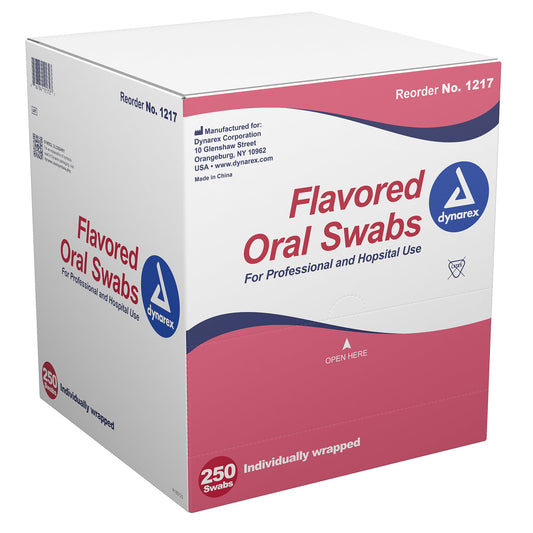 SWAB, ORAL W/FM TIP FLAVORED (250/BX 4BX/CS)
