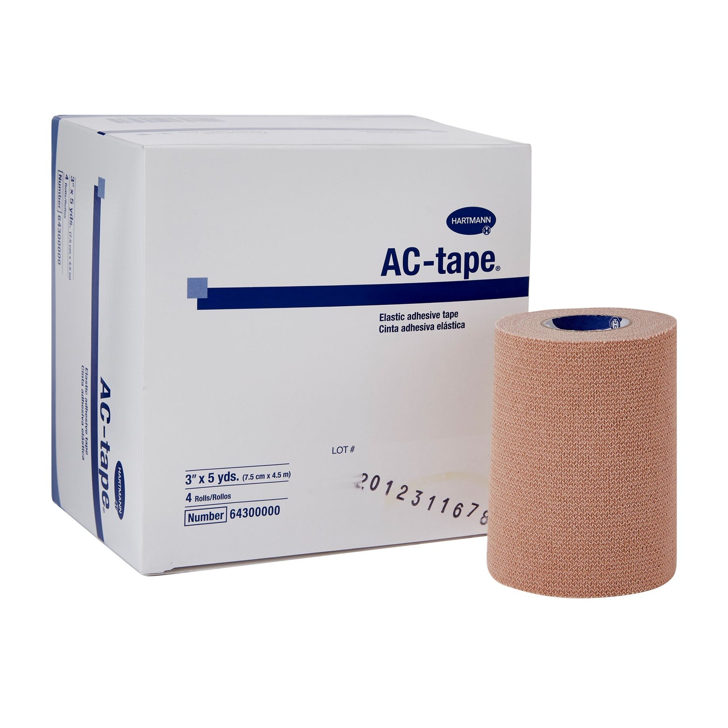 TAPE, AC-TAPE ADHSV LF 3X5YD (4RL/BX)94300000