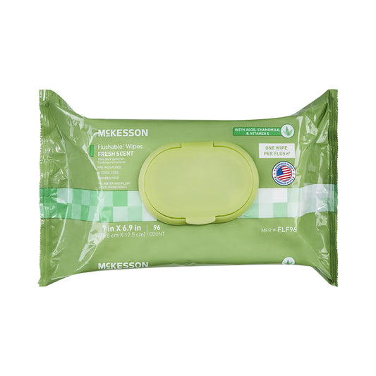 WIPE, WET FLUSHABLE SCENTED SFT PK W/LID (96/PK 6PK/CS)
