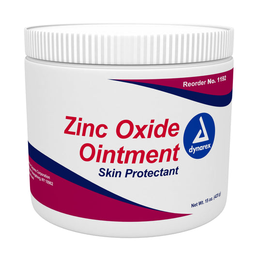 ZINC OXIDE, OINTMENT JAR 15OZ (12/CS)