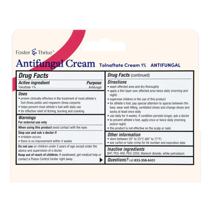 ANTIFUNGAL, CRM FT SM 1% 0.5OZ