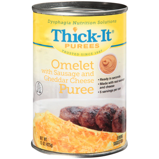 THICK-IT, PUREE OMELET WI/SAUSAGE/CHEESE 15OZ (12/CS)