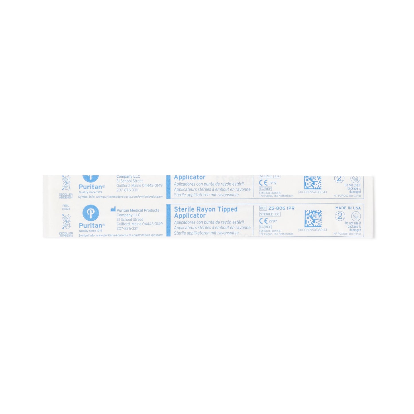 APPLICATOR, RAYON TIP STR 6" (100/BX)