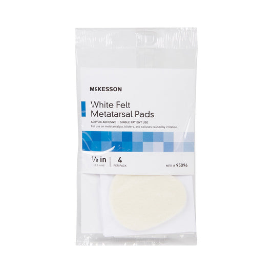 PEDI-PAD #106L 1/8" ADH FELT R(4/PK 48PK/CS)