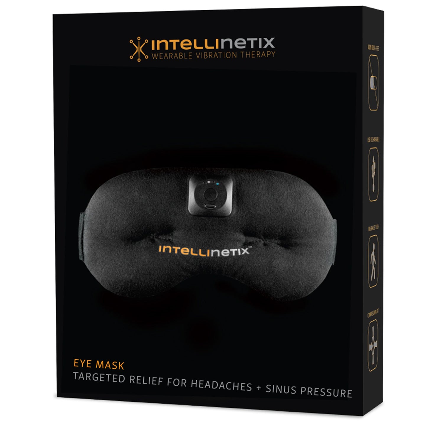 MASK, EYE INTELLINETIX VIBRATING PAIN RELIEF (15/CS)