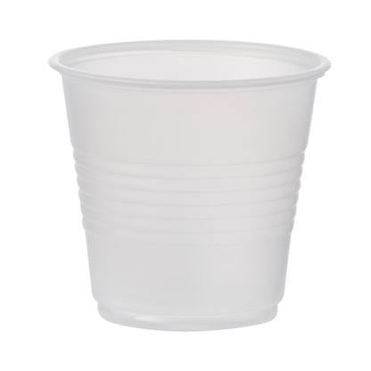 CUP, GALAXY PLAS TRANS RIBBD 3.5OZ (100/SL 25SL/CS)