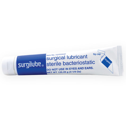LUBRICATING JELLY, SURGILUBE STR TU 4.25OZ (12EA/BX 6BX/CS)