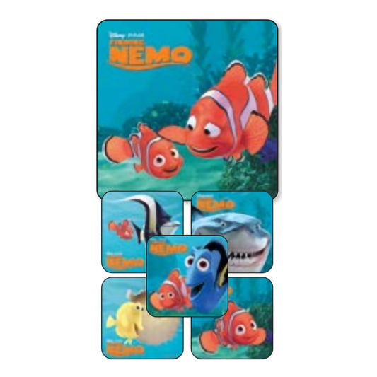 STICKERS, FINDING NEMO DISNEY (60/PK)