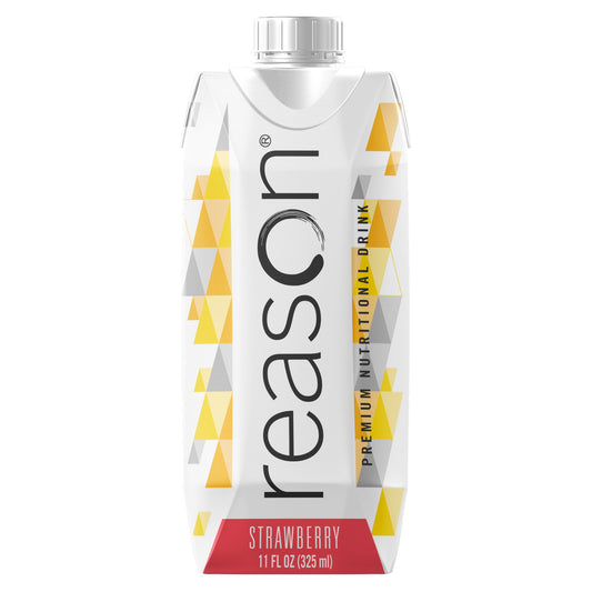 REASON, HIGH CALORIE RTU PROTEIN DRINK STRWBRY 11OZ (12/CS