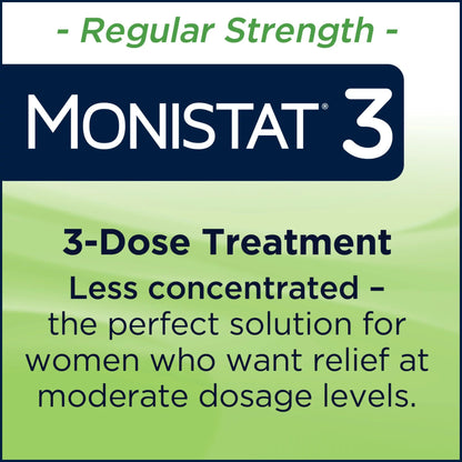 MONISTAT-3, CRM & OVULE ANTIFUNGAL (3/BX)