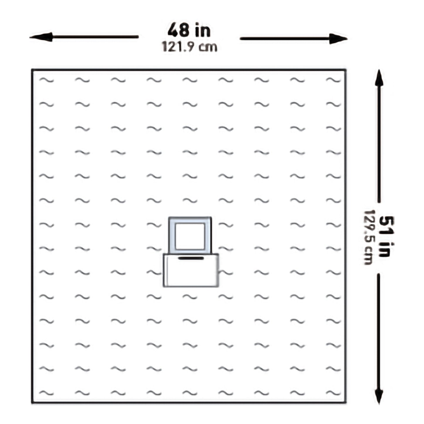 DRAPE, SURGICAL OPHTHALIC EENTPOUCH STR 48"X51" (30/CS)