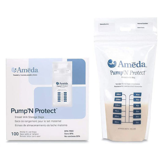 BAG, STORAGE AMEDA PUMP N PROTECT BREAST MILK 6OZ (100/CS)