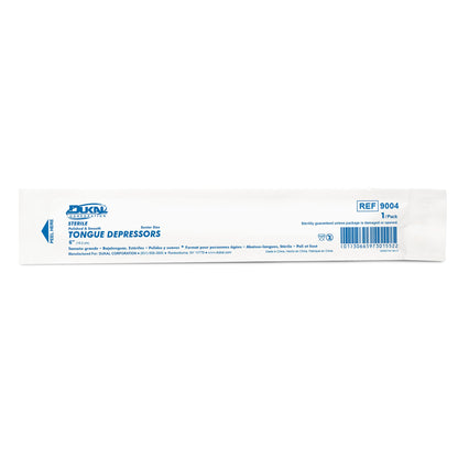 DEPRESSOR, TONGUE STR 6" (1/PK100PK/BX 10BX/CS)