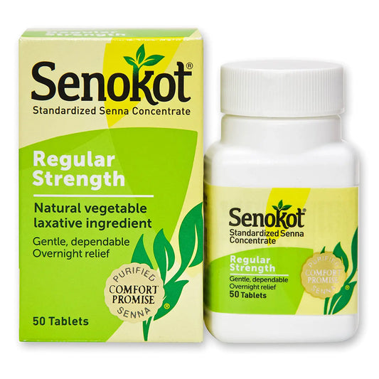 SENOKOT, TAB 8.6MG (50/BT)