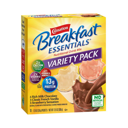 CARNATION, INSTANT BREAKFAST VARIETY (10/BX 6BX/CS)