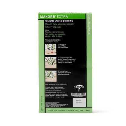 DRESSING, MAXORB X ALGINATE CAL 4X8 (5/BX 10BX/CS)