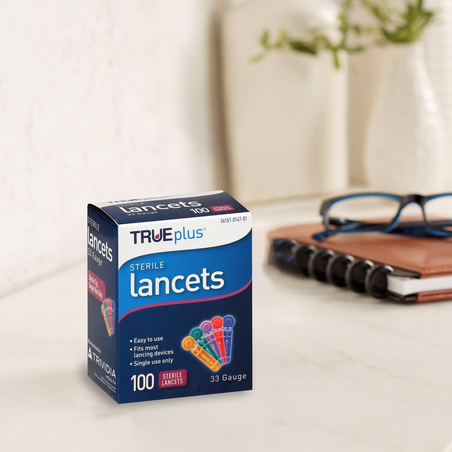 LANCET, TRUPLUS 33G TWIST (100/BX 50BX/CS)