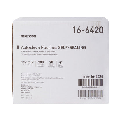 POUCH, SELF SEAL ECON 3.5X5 (200/BX 20BX/CS)