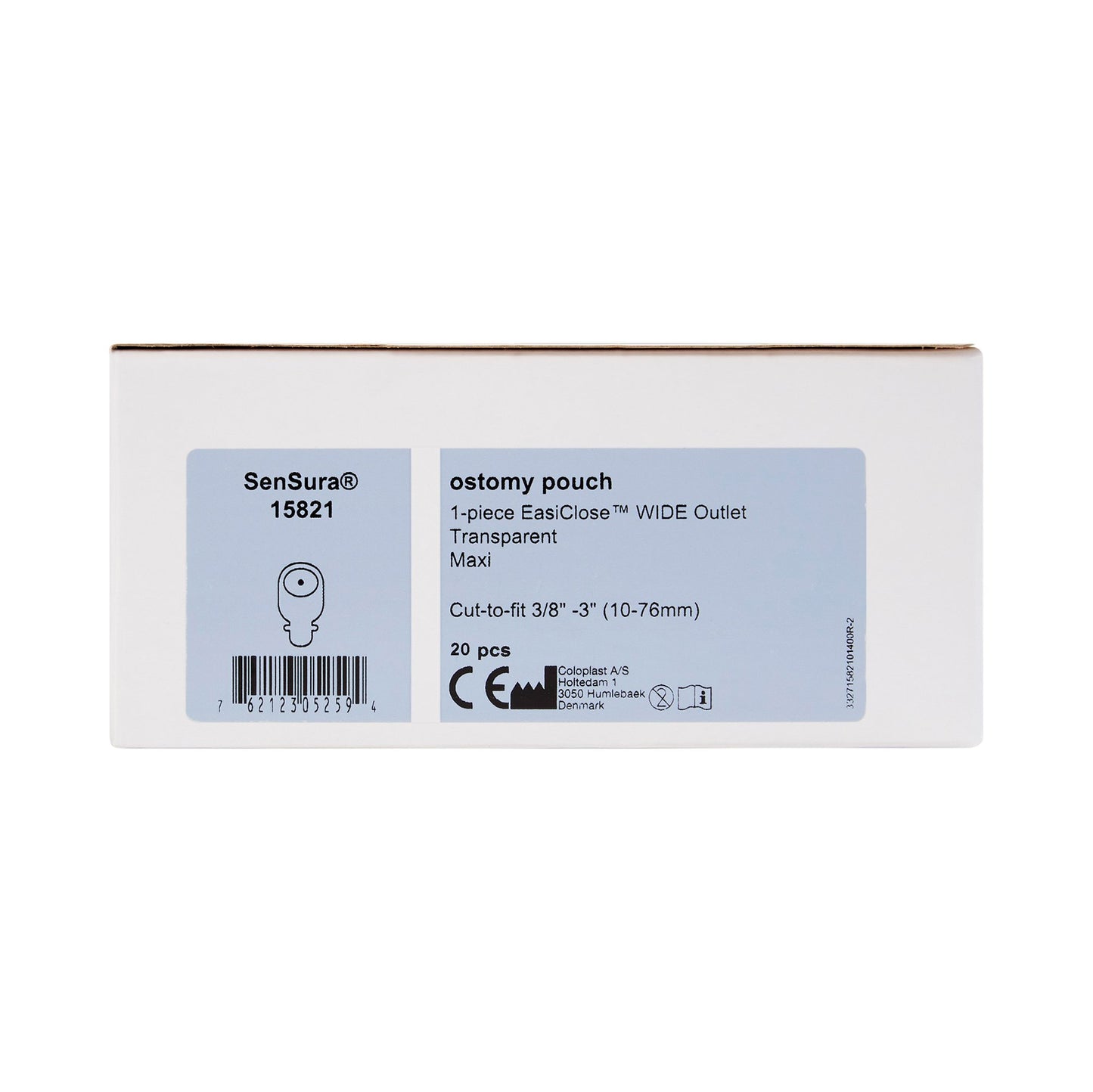 POUCH, OSTOMY DRN MAXI 1PC OPEN (20/BX)