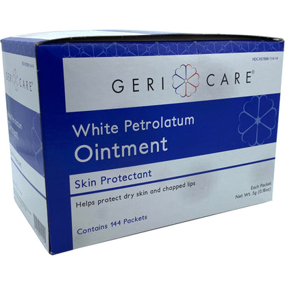 PETROLATUM, JELLY WHT 5GM (144/BX 6BX/CS)
