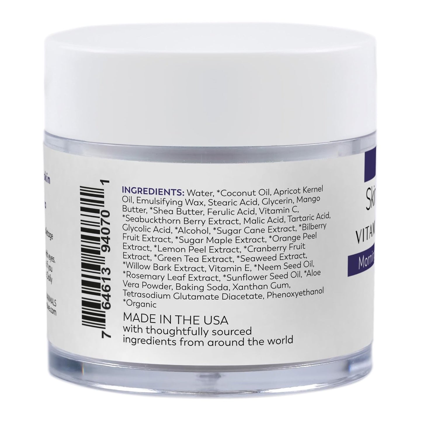 CREAM, FACE VITAMIN C + AHA MORNING RITUAL 1.6OZ (12/CS)