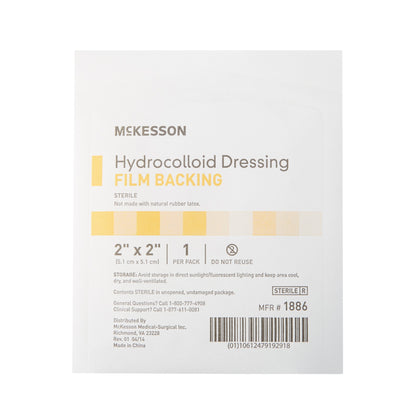 DRESSING, HYDROCOLLOID FILM-BCK STR 2X2"(20/BX 20B