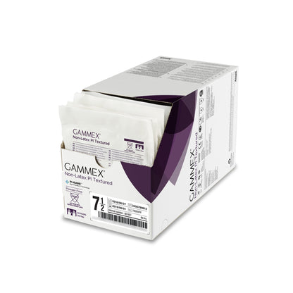 GLOVE, SURG PLYISO 7.5 STR2 TXT (50PR/BX 4BX/CS)