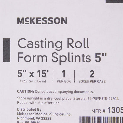 SPLINT, CAST 5"X15' (1RL/BX 2BX/CS)