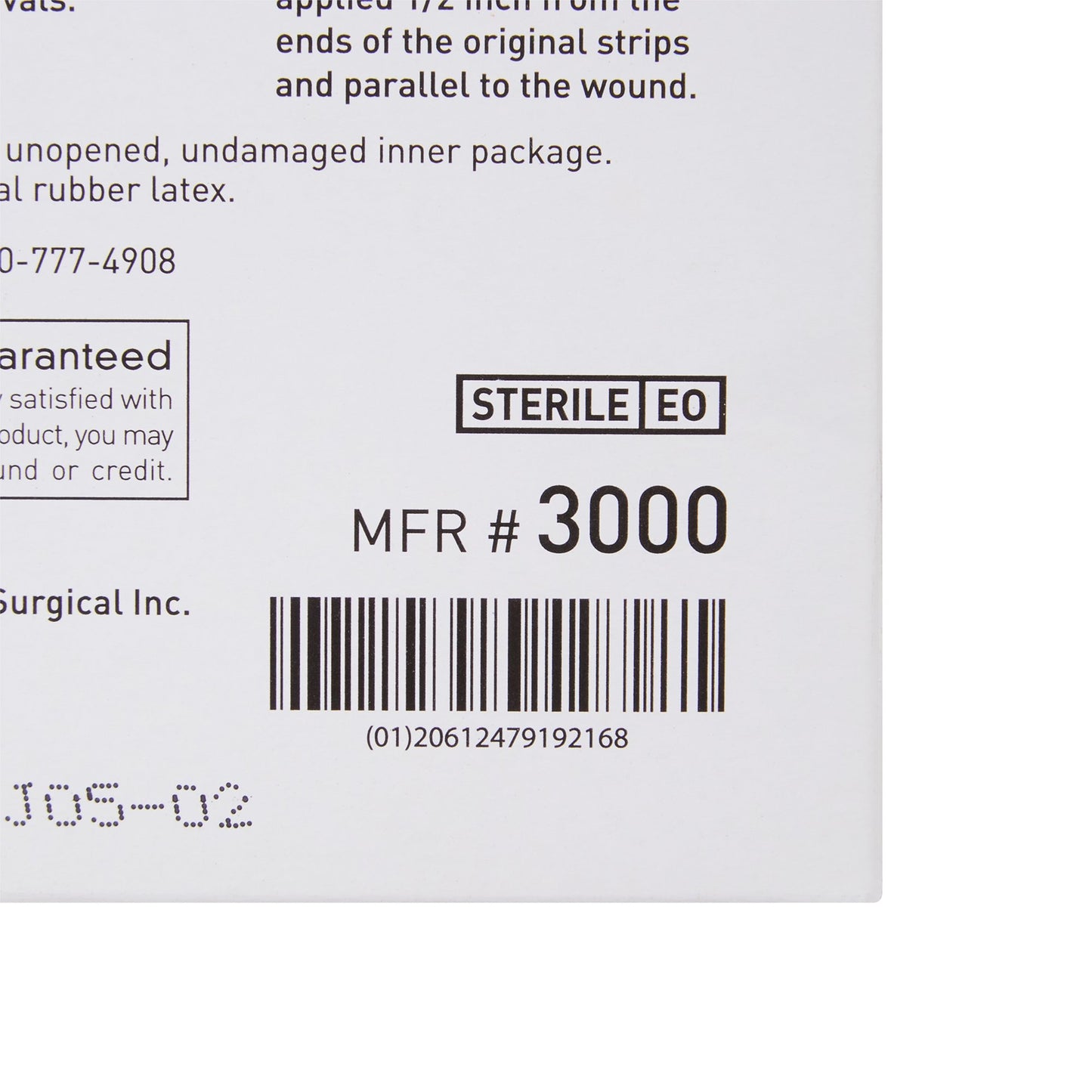 CLOSURE, SKIN FLEX LF TAN 1/8X3"(5/PK 50PK/BX 4BX/