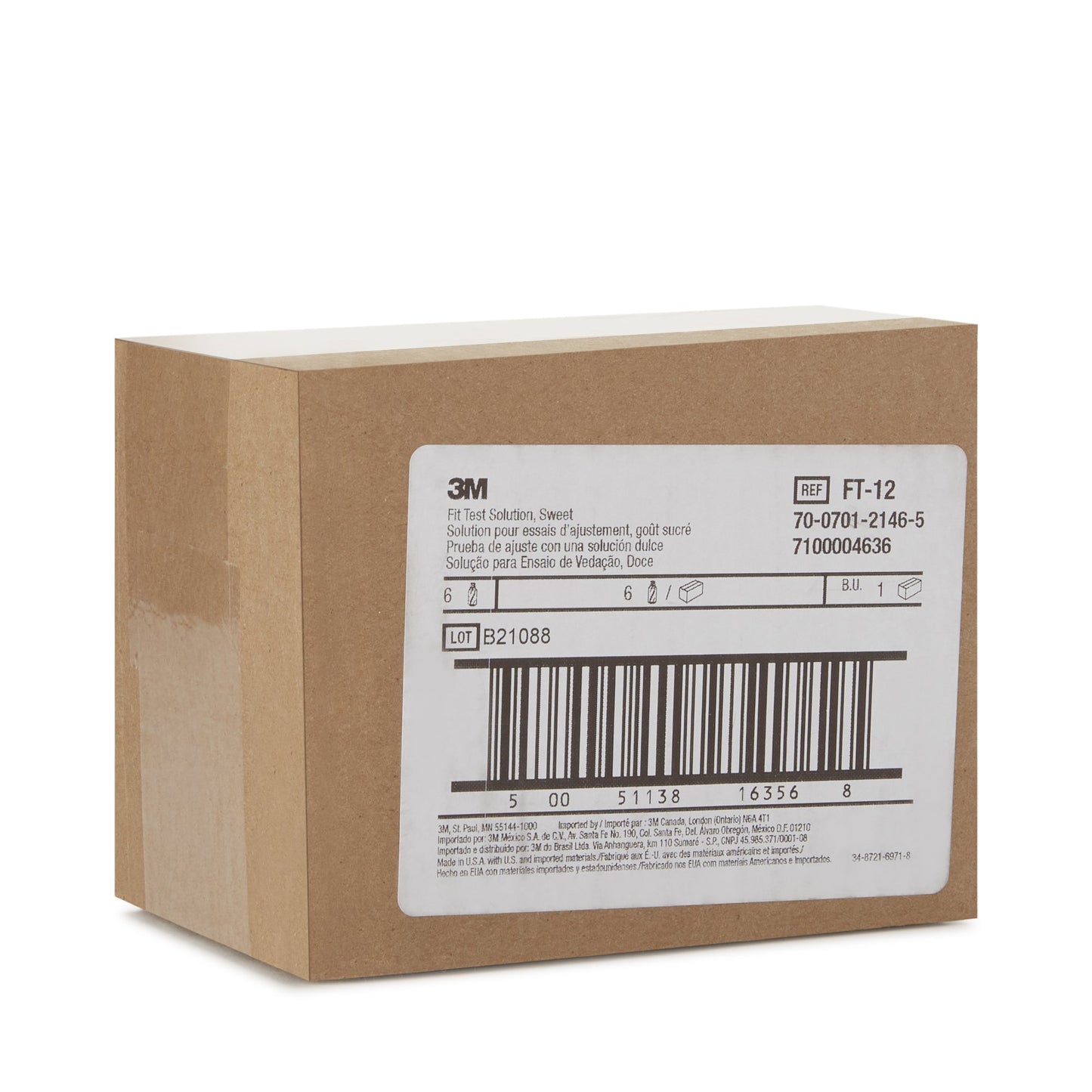 SOLUTION, FIT TEST SWEET 55ML BTL (6/CS)