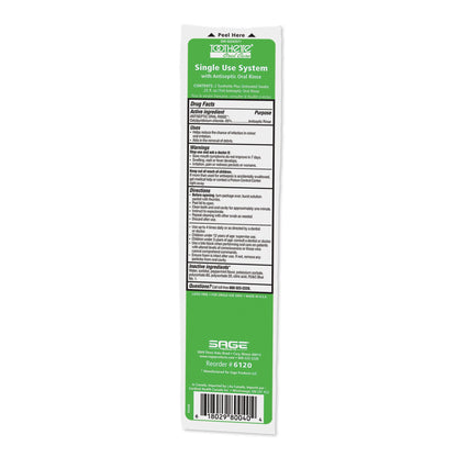 SWAB, ORAL FRESHENER (2/PK 50PK/BX 2BX/CS)